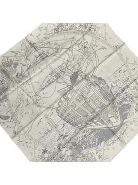 Hermes Carre 90 White Scarf #345724H85B